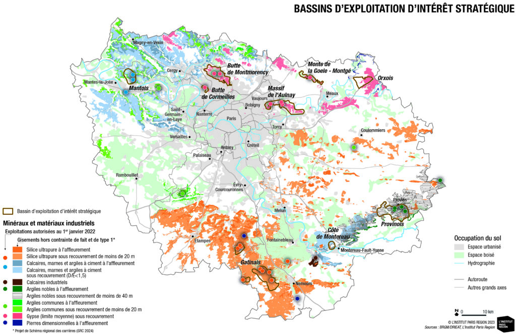 carte bassins d exploitation interet strategique